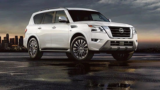 2023 Nissan Armada new 22-inch 14-spoke aluminum-alloy wheels. | Destination Nissan in Albany NY