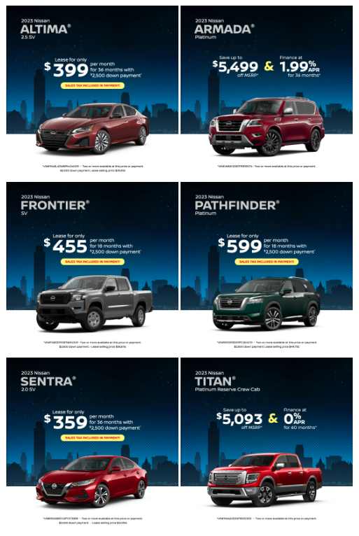 Summer Specials Are IN Here At Destination Nissan! Albany, NY