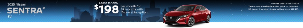2025 Nissan Sentra SV