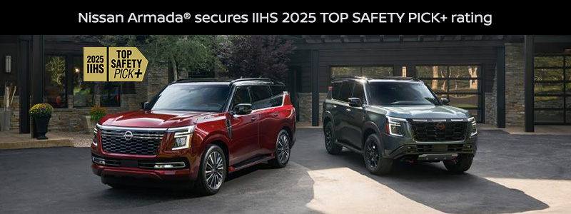The 2025 Armada Earns IIHS TOP SAFETY PICK+