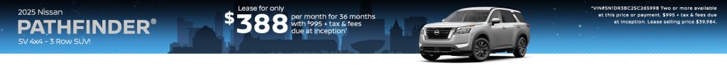 2025 Nissan Pathfinder SV 4x4