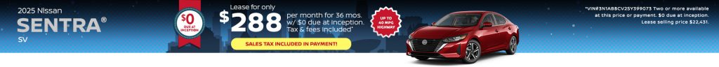 2025 Nissan Sentra SV