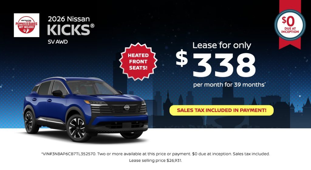 2026 Nissan Kicks SV AWD