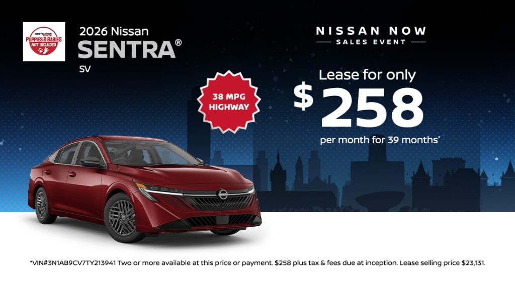 2026 Nissan Sentra SV