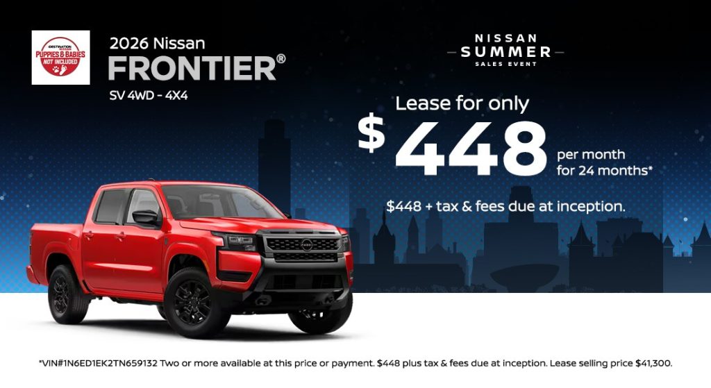 2026 Nissan Frontier SV 4WD 4x4