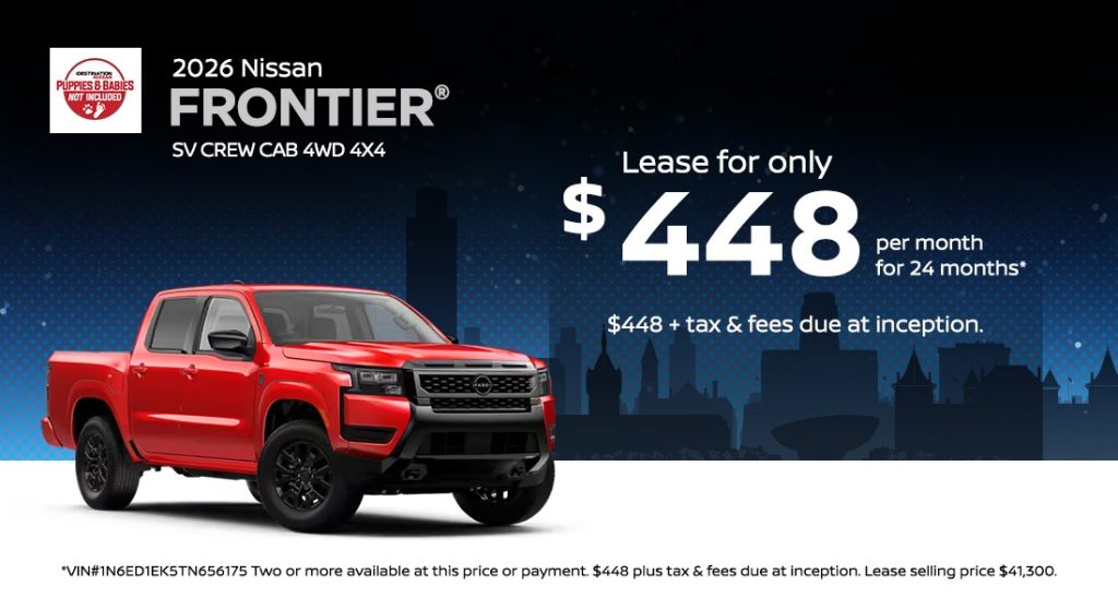 2026 Nissan Frontier SV Crew Cab 4x4