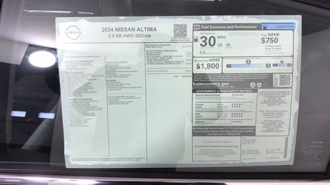2024 Nissan Altima 2.5 SR in Albany, NY - Destination Nissan