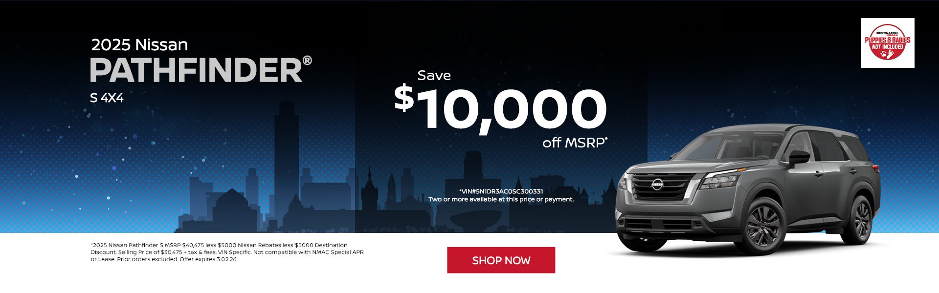 2025 Nissan Pathfinder S