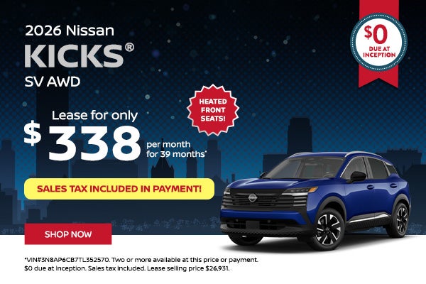 2026 Nissan Kicks SV