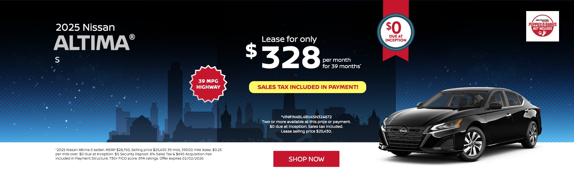 2025 Nissan Altima S sedan