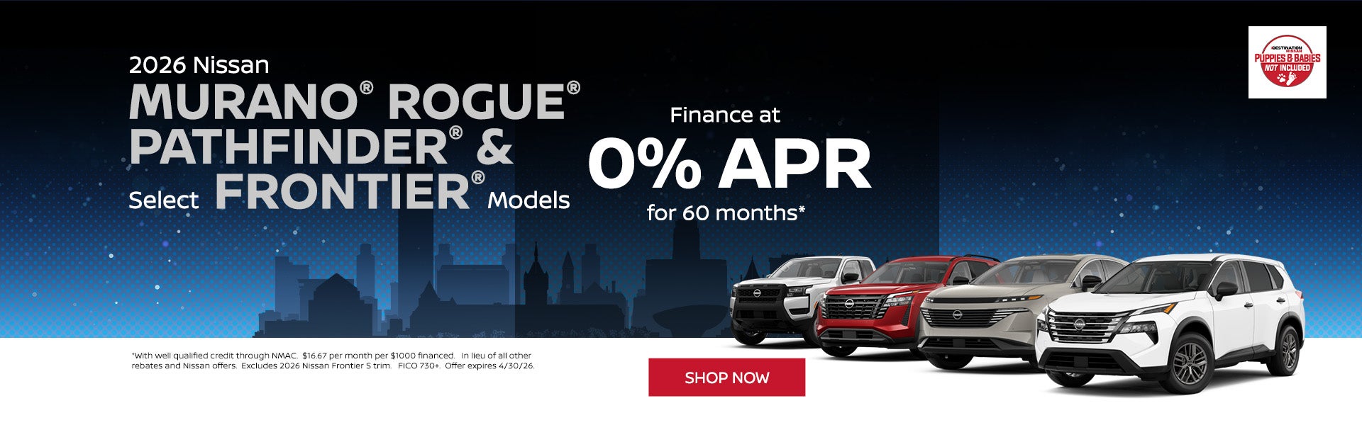 Murano, Rogue, Pathfinder, Frontier