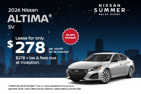 2026 Nissan Altima SV