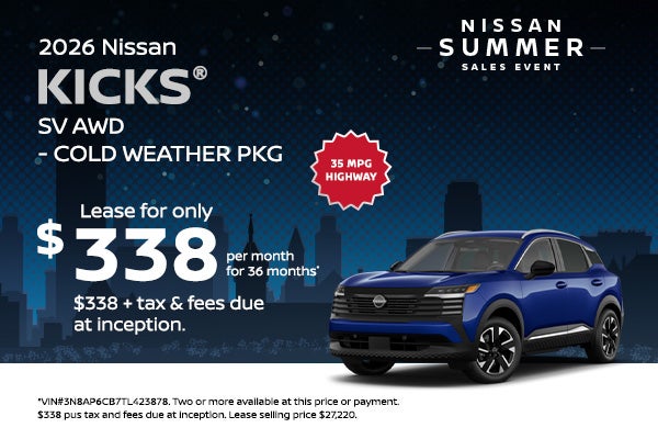 2026 Nissan Kicks AWD