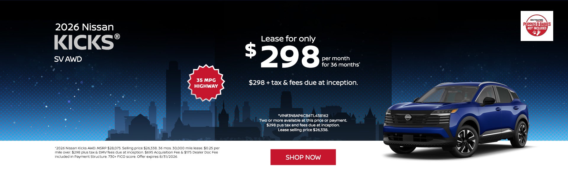 2026 Nissan Kicks AWD